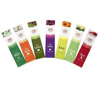 VeeDInt Premium Quality Incense Sticks | Real Mogra, White Musk, Green Garden, Yogi Suvas, Mahek, Kewda, Rose, Scented and Colored Pack of 7