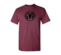 veedub clothing gwr Great Western Railway t Shirt (Maroon, L)
