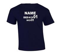 veedub clothing I'm A Celebrity T Shirt in Blue Medium Personalised (no Returns) Print ON Back