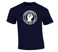 veedub clothing Middlesbrough T Shirt in Blue Large Keep The FAITHFOOTBALL DAD Grandad Design