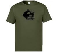 veedub clothing Phil Mitchell t Shirt Lets get Drunk (XL, Military Green)