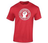 veedub clothing Southampton T Shirt in red XL Keep The Faith Football DAD Grandad Design