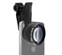 Veedzoens 105mm Macro Lens for iPhone Android Smartphone, Compatible with SmallRig NEEWER Phone Cage, with 17mm Thread Universal Phone Lens Clip and Black Portable Bag