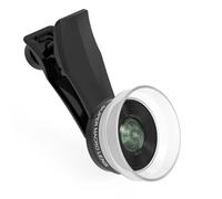 Veedzoens 10X Macro Lens for iPhone Android Smartphone, Compatible with SmallRig NEEWER Phone Cage, with Detachable Diffuser Hood, 17mm Thread Universal Phone Lens Clip and Black Portable Bag