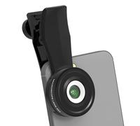 Veedzoens 45X Mini Pocket Microscope Lens with 2-Level LED Light for iPhone Android Smartphones, with 17mm Thread Universal Phone Lens Clip, USB-C Cable, Compatible with SmallRig and NEEWER Phone Cage