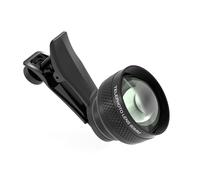 Veedzoens 60mm Telephoto Lens for iPhone Android Smartphone, Compatible with SmallRig NEEWER Phone Cage, with 17mm Thread Universal Phone Lens Clip and Black Portable Bag