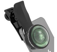 Veedzoens 8MM 220°Fisheye Lens for iPhone Android Smartphone, Compatible with SmallRig NEEWER Phone Cage, with 17mm Thread Universal Phone Lens Clip and Black Portable Bag