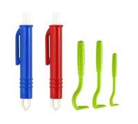 Veehaolu 5 Pack Tick Remover Set for Pets and Humans, Safe rotation Extraction Tool