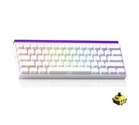 VEEKOS SHINE60 HE 60% Gaming Keyboard Rapid Trigger, Tri-Mode BT5.0/Wired/2.4Ghz Wireless, Hall Effect Magnetic Switch Keyboard with Lightbox, Adjustable Actuation, 8KHz Polling Rate