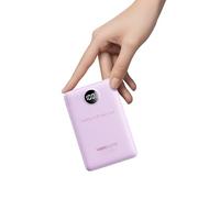 VEEKTOMX Power Bank Fast Charging, 10000mAh Mini USB C Portable Charger with PD QC 3.0, Small Battery Pack, Compact External Battery Bank for iPhone, Samsung, Travel Essentials(Purple)