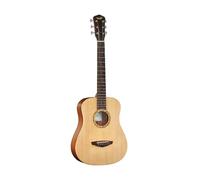 VEELAH TOGO SERIES SOLID TOP TRAVEL GUITAR W/VEELAH LUXURY PADDED GIG BAG - SPRUCE