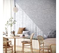 VEELIKE Blue Grey Concrete Effect Wallpaper Industrial Vintage Cement Contact Paper Self Adhesive Sticky Back Plastic Patterned Thick Lining Paper for Walls Living Room Bedroom Bathroom 40cm×300cm