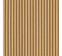 VEELIKE Fluted Wood Wallpaper Rounded Wood Slat Wallpaper for Bedroom Accent Wall Ceiling Brown Panel Effect Vinyl Wrap for Kitchen Cupboard Stickers Bathrom Furniture Living Room 40c m × 300 cm