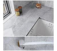 VEELIKE Grey Marble Wallpaper Self Adhesive Wallpaper Marble Vinyl Wrap for Kitchen Worktop Bathroom Countertop Waterproof 40 cm x 300 cm Sticky Back Plastic Thick Lining Paper for Walls Living Room