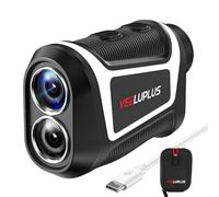 VEELUPLUS Golf Rangefinder with Slope, Golf- 660 Pro Laser Rangefinder, Flag Pole Locking Vibration, 6X Magnification, Rechargeable, Magnet Mount Range Finders with LCD Clarity View