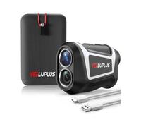 VEELUPLUS Golf Rangefinder with Slope, Golf- 660 Pro Rangefinder, Flag Pole Locking Vibration, 6X Magnification, Rechargeable, Magnet Mount Range Finders with LCD Clarity View