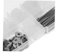 Veemoon 1 Box Rotatable Acrylic Bear Doll Joints DIY Making Accessories Flexible Skeleton Connectors Cotter Pin for Movable Crafting and Artistic Model Building