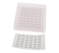 Veemoon 1 Box Self-adhesive Eyelash Strips Reusable Lash Extension Accessories Black Jelly Glue Tape for Natural Seamless Lash Application