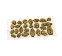 Veemoon 1 Box Static Grass Tuft Model Large Scale Miniature Resin Tufts for DIY Diorama Scenery Realistic Bushy Flocking for Railroad Tabletop and Micro Landscape Decoration