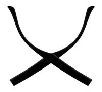 Veemoon 1 Pair Black Tr90 Glasses Arm Replacement for Broken Eyeglass Arms Easy to Install Suitable for Repairing Spectacles