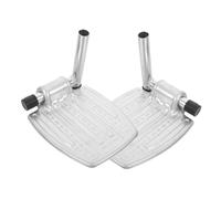 Veemoon 1 Pair Durable Wheelchair Footrest Replacement Sturdy Foot Pedal for Elderly Legrest Accessory Easy to Install Wheelchair Parts Comfortable Support for Lower Limb Fatigue