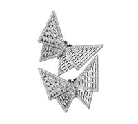 Veemoon 1 Pair High Heel Shoe Clips Rhinestone Shoe Charms Detachable Accessories for Women Design for Comfort and Style