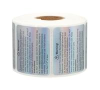 Veemoon 1 Roll 1.5 Inch Paper Candle Warning Labels for Wax Melts and Candles Easy to Use Adhesive Safety Decal Stickers Stand Out Warning and Instruction Words