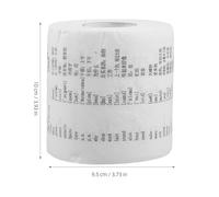 Veemoon 1 Roll Toilet Paper Featuring Elementary English Words and Phonetics, Educational Bathroom Tissue for Young Learners at Home and School