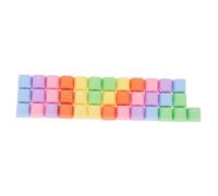 Veemoon 1 set DIY Keycap Transparent Rainbow Keycaps for Mechanical Keyboards Durable and Wear Resistant Keyboard Accessories Unique for Gamers