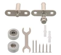 Veemoon 1 Set Heavy Duty Metal Pivot Hinge for Room Dividers | Silver