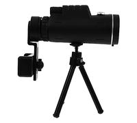 Veemoon 1 Set High Definition Mobile Phone Telescope for Outdoor Activities Black Professional Single Tube Design Viewing for Bird Watching Hiking and Camping