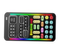 Veemoon 1 set Portable Voice Changer Sound Card Mini Voice Changing Device for Computer Phone for Live Streaming Gaming and Chatting with Friends Easy to Use Carry