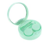 Veemoon 1 Set Rainbow Lens Case Portable Eye Care Holders Compact Lens Organizer for Travel Lightweight Leak Design for Daily Use Class