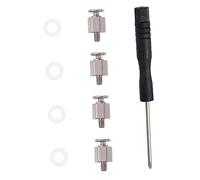 Veemoon 1 Set Screw Kit Screwdriver for M.2 SSD Motherboard Mounting Nut Standoff Computer Supply Stainless Steel SSD Hard Disk Fixing and Maintenance