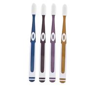 Veemoon 1 Set Silicone Toothbrush for Adults Soft Bristles Ergonomic Design Portable for Travel Home Use Daily Necessity for Oral Care
