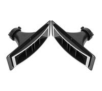 Veemoon 10-inch Black Plastic Horn Tweeter Speaker with LED Light, 2pcs Audio Tweeter System for Car and Stage Use, Sturdy Speaker Horn for Concert and Meeting Sound Enhancement