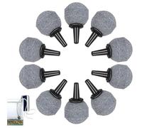 Veemoon 10 Packs Ball Shape Mineral Air Stones Diffuser for Aquarium and Fish Tank, Creates Bubbles and Easily Driven by Air Pumps, Suitable for Hydroponics and Fish Oxygenation
