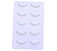 Veemoon 10 Pairs Bottom Lashes Strip Bottom Eyelashes Fiber Fashionable Fluff Look Make Eyelashes Thicker Natural Lashes for Everyday Wear