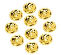 Veemoon 10 Pcs Floating Wick Holders for Oil Lamps Simple Elegant Design Enshrine Supplies Suitable for Buddhist Lamp Holders Practical Oil Floaters Temple Home Worship Small