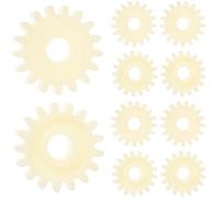 Veemoon 10 Pcs Incubator Gear Wheel for Egg Turning Motor Reversible Gears for Chickens Quail and Pigeons Low Noise Replacement Parts for Egg Incubator Accessories