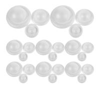 Veemoon 10 Sets Craft Foam Spheres Foam Ornament Craft DIY Planet Shape Science Accessory White Stable Paintable for Students School Projects and Repeated Experiments