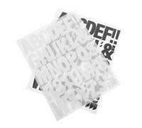 Veemoon 10 Sheets Heat Transfer Vinyl Alphabet Stickers Iron Letters for DIY Fashion Projects T Shirts Jackets and Bags Application Suitable
