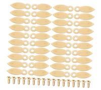 Veemoon 100 pcs Heavy Duty Metal Picture Frame Buckle Fasteners with Screws Compact Photo Frame Backing Plate Clips for Use and Secure Installation