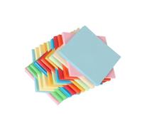 Veemoon 100 Sheets Double-Sided Color Origami Paper Square Folding for DIY Arts Crafts Projects with Vivid Mixed Colors for Parent-Interaction