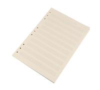 Veemoon 100 Sheets Loose Leaf Manuscript Paper Spacing Rows Music Manuscript Refill Paper for Students and Staff Smooth Writing Erasable White Composition Notebook Inserts