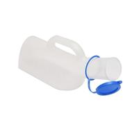 Veemoon 1000ml Male Urinal Bottle with Lid Large Capacity Portable Urine Container for Elderly Bedridden Patients and Children Bedroom Night Use