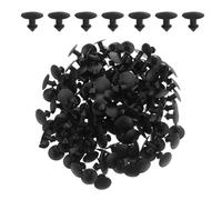 Veemoon 1000pcs Black Hard Hat Liner Studs Screws Replacement Helmet Buckles Clips Construction Helmet Fasteners Safety Parts Repair Accessories