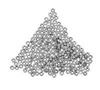 Veemoon 1000pcs Mini Hexagonal Nuts for Eyeglass Frame Repair, Stainless Steel Screw Caps with 1.4mm Thread and Hole Diameter, Robust Structural Strength and Easy Storage for Business