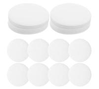 Veemoon 100pcs 6.5cm Medium-speed round Qualitative Filter Papers for Laboratory Use, Disposable Thin Scientific Research Filter Circles Suitable for Chemical Experiments