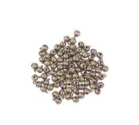 Veemoon 100pcs Ancient Vintage Jingle Bells Handmade Small Bells DIY Jewelry Making Home Decor Christmas